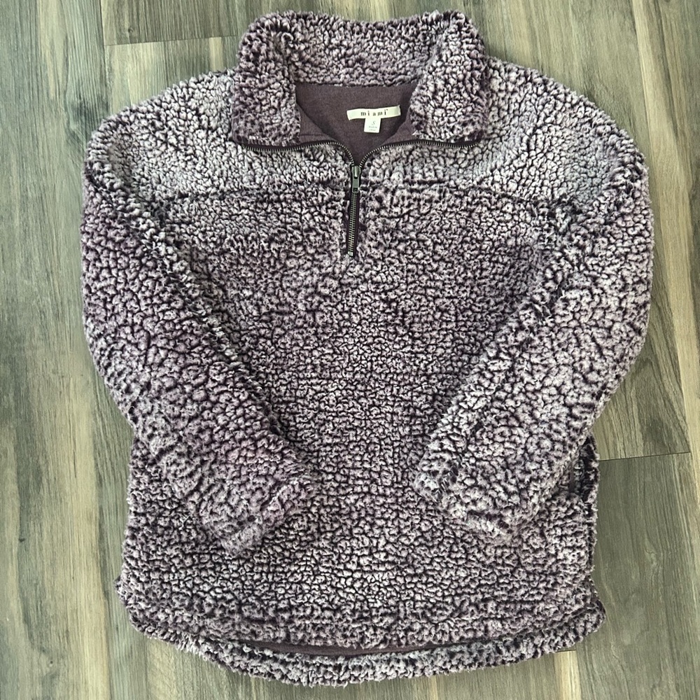 Quarter-zip Sherpa